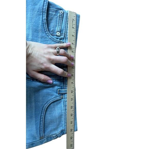 Madewell The Perfect Vintage Mid-Rise Wide-Leg Jeans Size 28 Light Blue Wash - Picture 7 of 11